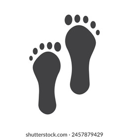 Foot care illustration Logo icon vector Template