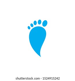foot care ilustration Logo vector Template