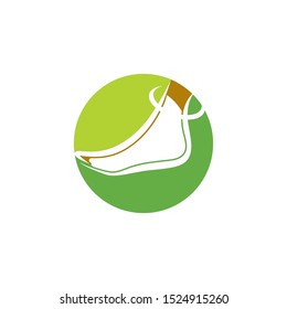 foot care ilustration Logo vector Template