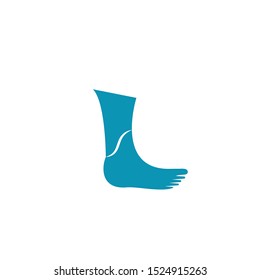 foot care ilustration Logo vector Template