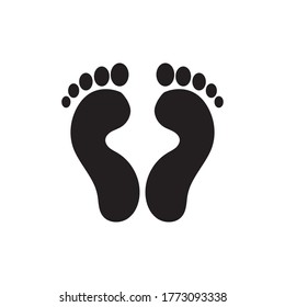 foot care ilustration Logo vector Template
