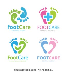 Foot Care Logo Collection