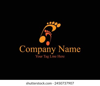 Foot Care Logo Design Creative Concept foot icon symbol Design.