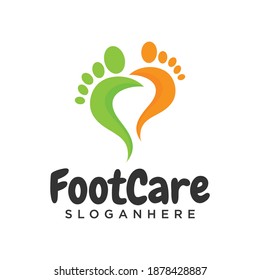 foot Care logo design template