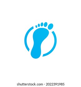 Foot care logo design template