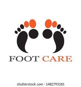 foot care Logo design vector icon  Template