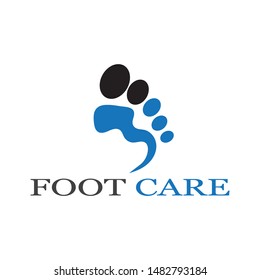 foot care Logo design vector icon  Template
