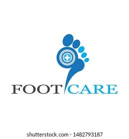 Foot Care Logo Design Vector Icon Stock Vector (Royalty Free ...