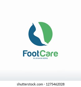 Foot Care logo designs concept vector, Iconic Foot Logo designs template