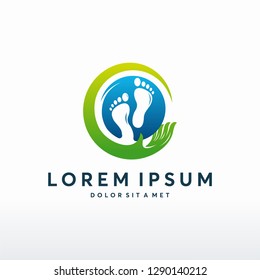 Foot Care logo designs concept vector