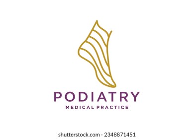 Foot Care logo designs concept vector, Iconic Foot Logo designs template