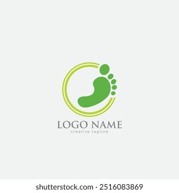 Foot Care logo fully editable vector template