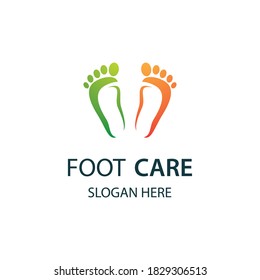 Foot care logo images illustration design