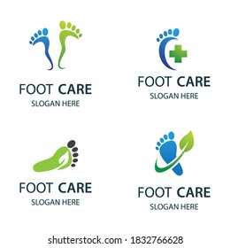 Foot Care Logo Images Illustration Design