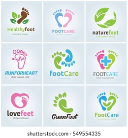 Foot Care Logo Set 