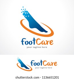 Foot Care Logo Template Design, Symbol, Icon