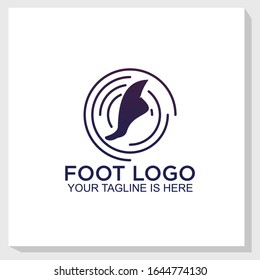 foot care logo template design vector, medical logo design inspiration