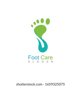 Foot Care Logo Template Design Vector, Emblem, Concept Design, Creative Symbol, Icon