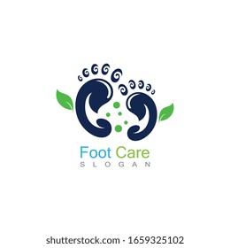 Foot Care Logo Template Design Vector, Emblem, Concept Design, Creative Symbol, Icon