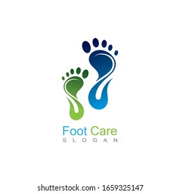 Foot Care Logo Template Design Vector, Emblem, Concept Design, Creative Symbol, Icon