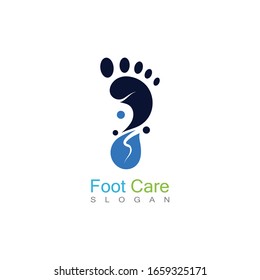 Foot Care Logo Template Design Vector, Emblem, Concept Design, Creative Symbol, Icon