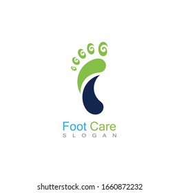 Foot Care Logo Template Design Vector, Emblem, Concept Design, Creative Symbol, Icon