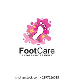 Foot Care Logo Template Design Vector Stock Vector (Royalty Free ...