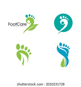 foot care Logo Template vector icon illustration design