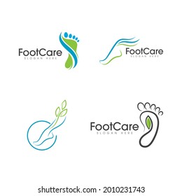 foot care Logo Template vector icon illustration design