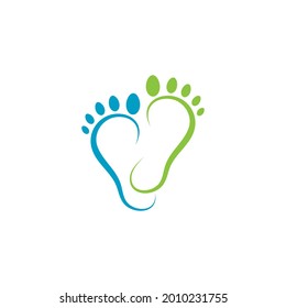 foot care Logo Template vector icon illustration design