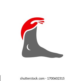 Foot Care Logo Vektorillustration Template, Creative of Foot Logo Design Konzepte