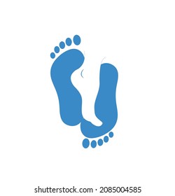 FOOT CARE MASSAGE CLINIC MEDICAL AND SPA LOGO DESIGN