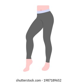 Foot drop exercise flat editable vector, workout for legs 