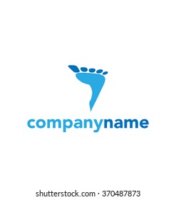 
Foot, Footprint logo, symbol, icon, graphic, vector.