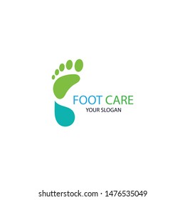 Foot Health Logo Template Design Vector, Emblem, Concept Design, Creative Symbol, Icon