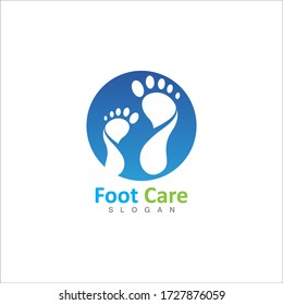 Foot Health Logo Template Design Vector, Emblem, Concept Design, Creative Symbol, Icon