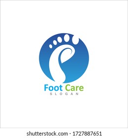 Foot Health Logo Template Design Vector Stock Vector (Royalty Free ...