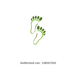Foot health logo vector template