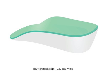 Foot high heel insole. vector illustration