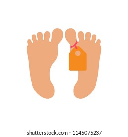 Foot Human Organ logo Icon Design