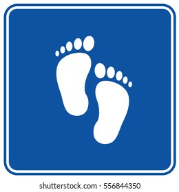 Foot icon design,clean vector