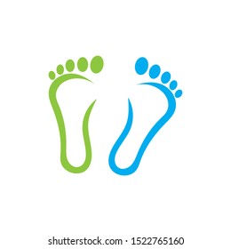 foot icon logo vector design