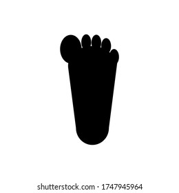 foot icon on white background