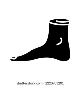 Foot icon. sign for mobile concept and web design. vector illustration
