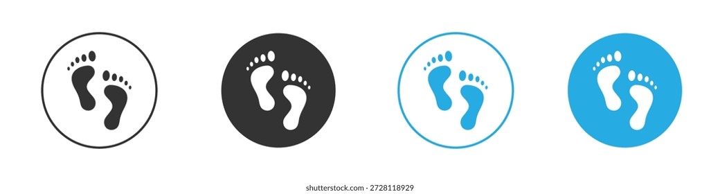 Fußsymbol. einfache Illustration Grafik doodle schwarz Design