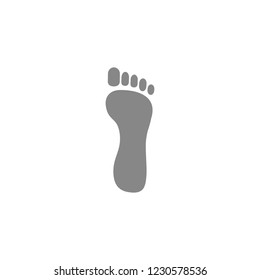 Foot icon . Vector  Eps 10 