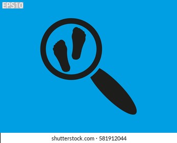 foot, icon, vector illustration eps10
