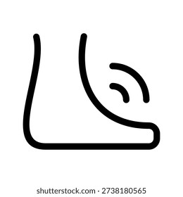 Foot Icon Vector Symbol Design Illustration