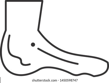 Foot icon for your project
