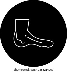 Foot icon for your project
